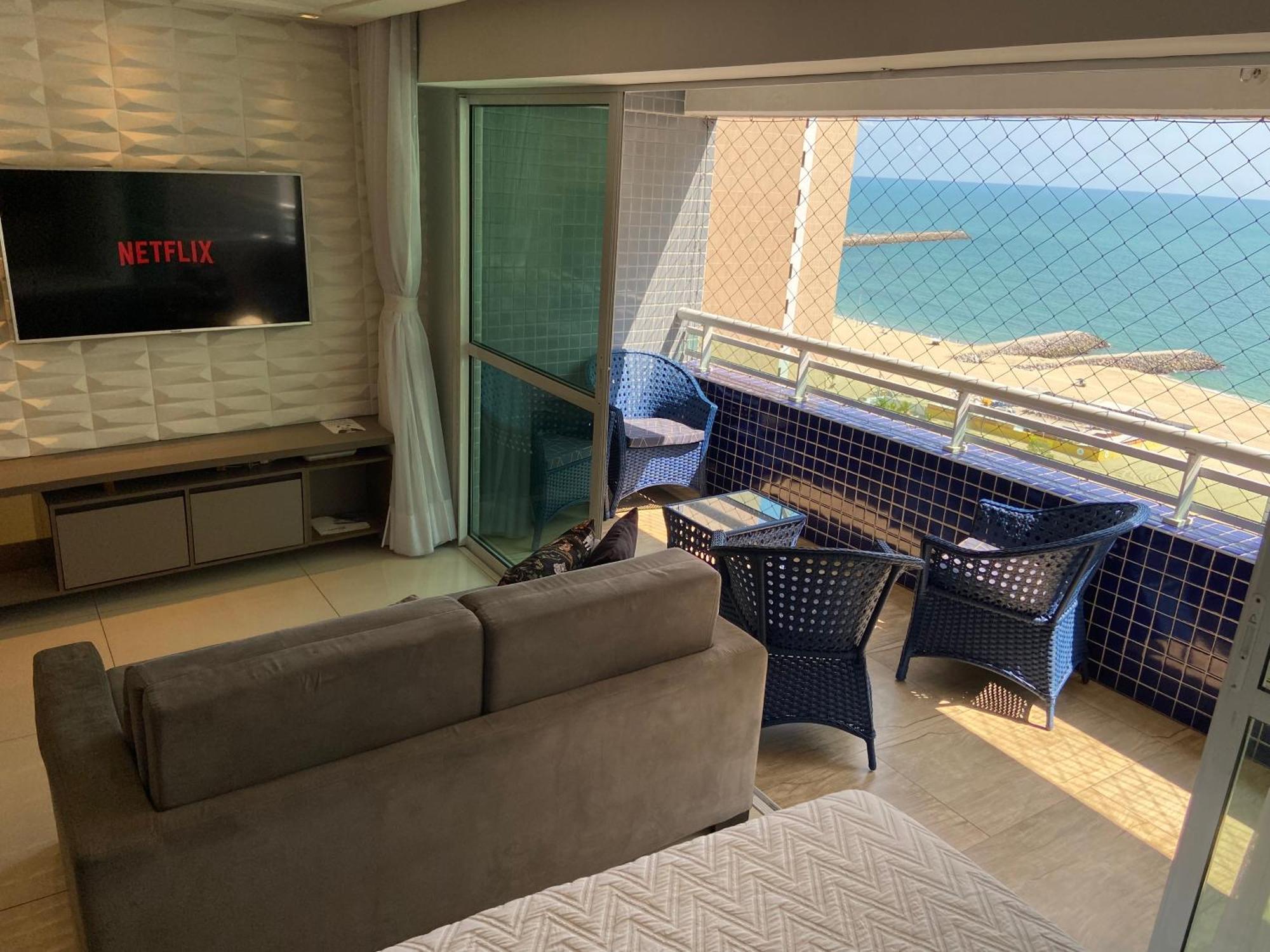Apartamento Vista Mar 福塔雷萨 外观 照片